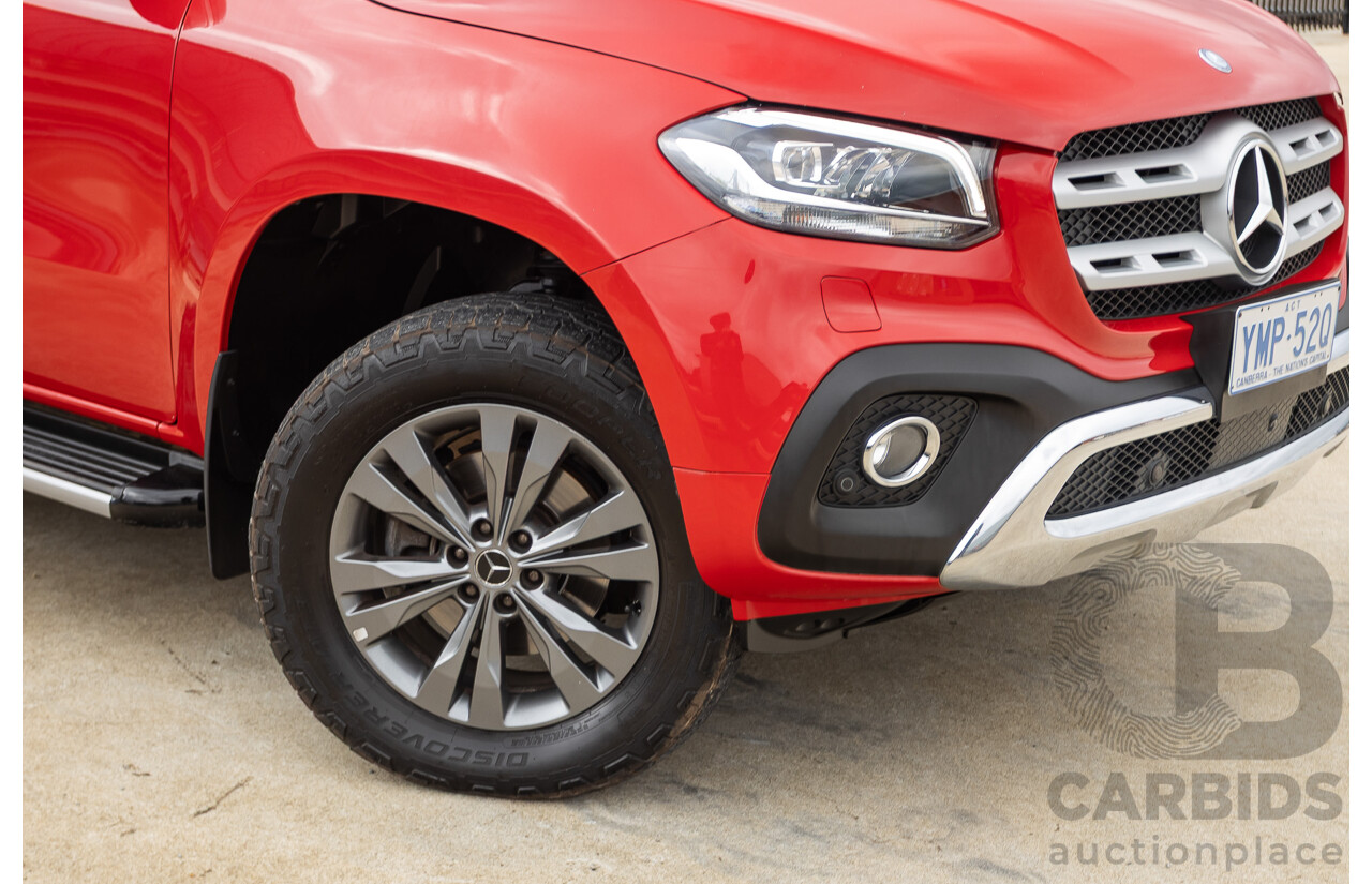 3/2018 Mercedes-Benz X 250d Power 4MATIC (4x4) 470 Dual Cab Danakil Red Twin Turbo Diesel 2.3L