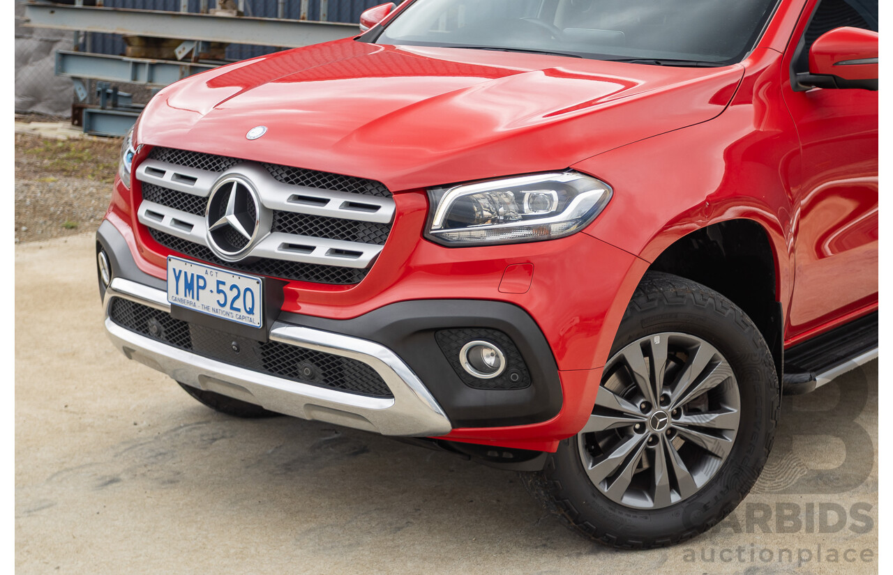 3/2018 Mercedes-Benz X 250d Power 4MATIC (4x4) 470 Dual Cab Danakil Red Twin Turbo Diesel 2.3L