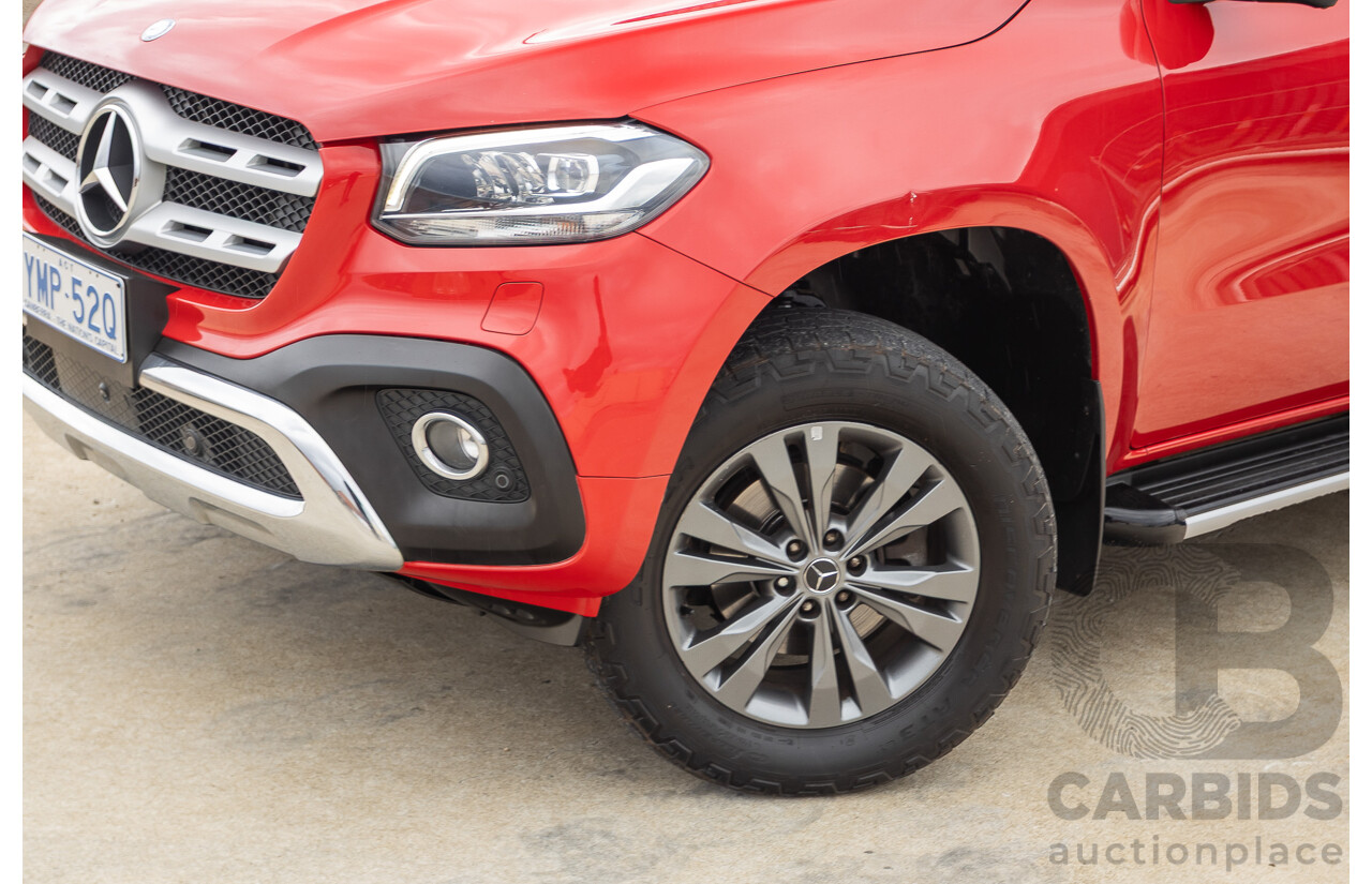 3/2018 Mercedes-Benz X 250d Power 4MATIC (4x4) 470 Dual Cab Danakil Red Twin Turbo Diesel 2.3L