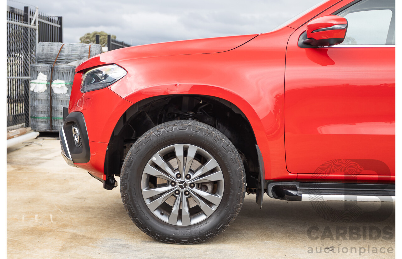 3/2018 Mercedes-Benz X 250d Power 4MATIC (4x4) 470 Dual Cab Danakil Red Twin Turbo Diesel 2.3L