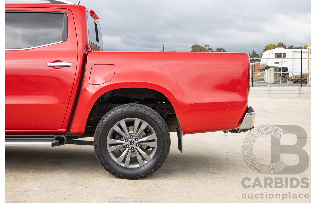 3/2018 Mercedes-Benz X 250d Power 4MATIC (4x4) 470 Dual Cab Danakil Red Twin Turbo Diesel 2.3L