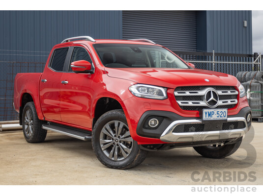 3/2018 Mercedes-Benz X 250d Power 4MATIC (4x4) 470 Dual Cab Danakil Red Twin Turbo Diesel 2.3L