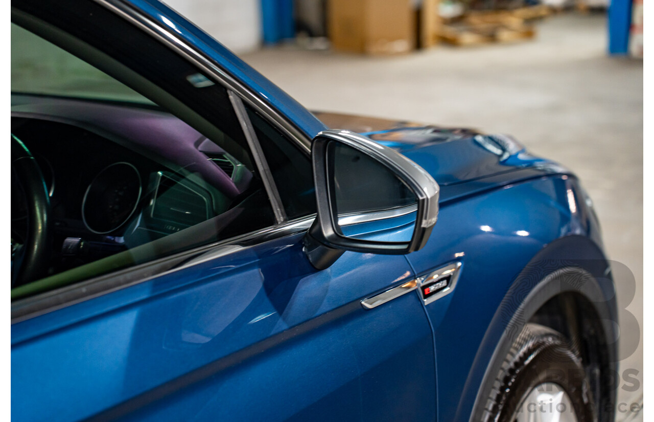 11/2018 Volkswagen Tiguan Allspace 110 TDI Comfortline (AWD) 5NA MY18 4D Wagon Blue Silk Metallic Turbo Diesel 2.0L