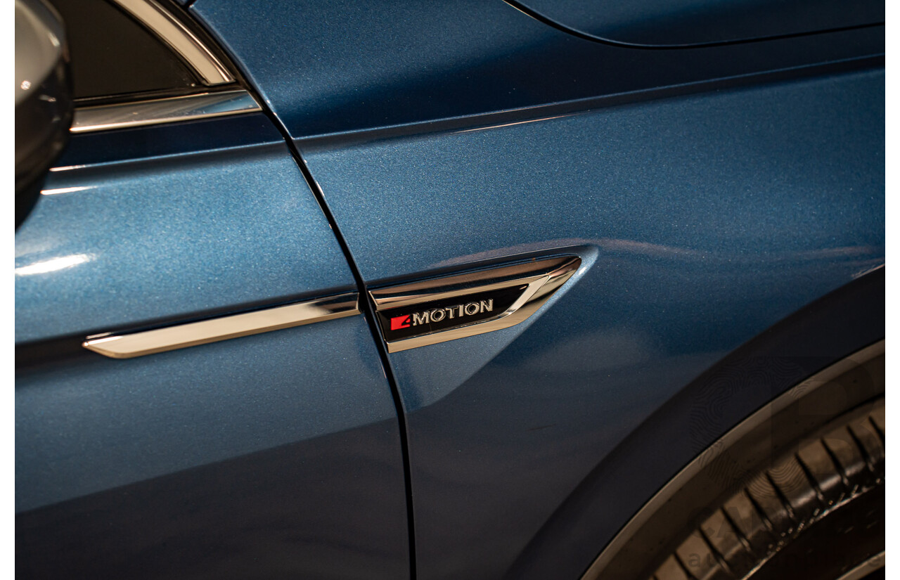 11/2018 Volkswagen Tiguan Allspace 110 TDI Comfortline (AWD) 5NA MY18 4D Wagon Blue Silk Metallic Turbo Diesel 2.0L