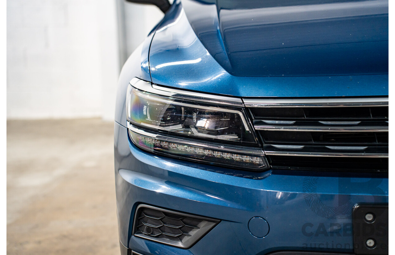11/2018 Volkswagen Tiguan Allspace 110 TDI Comfortline (AWD) 5NA MY18 4D Wagon Blue Silk Metallic Turbo Diesel 2.0L