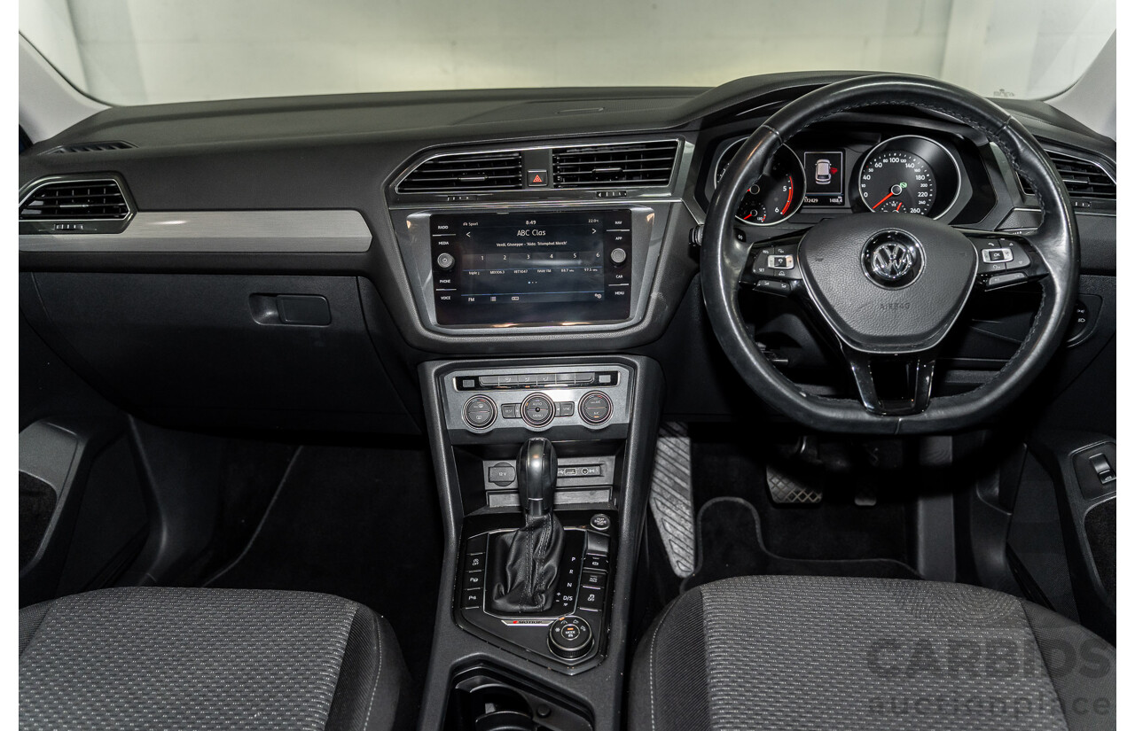 11/2018 Volkswagen Tiguan Allspace 110 TDI Comfortline (AWD) 5NA MY18 4D Wagon Blue Silk Metallic Turbo Diesel 2.0L