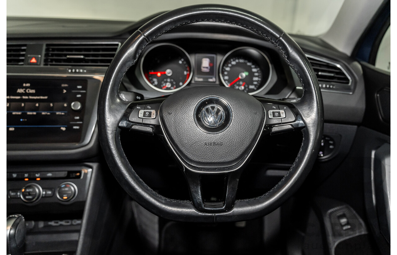 11/2018 Volkswagen Tiguan Allspace 110 TDI Comfortline (AWD) 5NA MY18 4D Wagon Blue Silk Metallic Turbo Diesel 2.0L