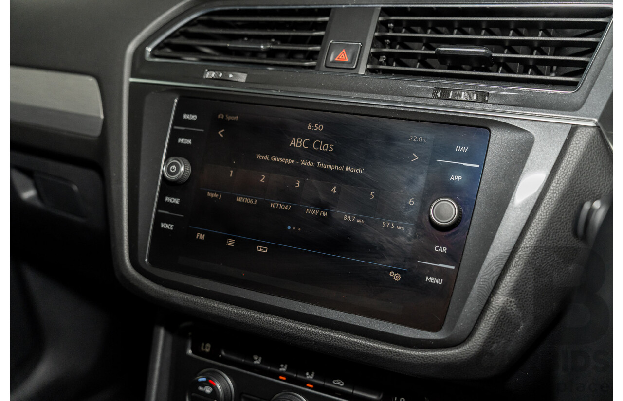 11/2018 Volkswagen Tiguan Allspace 110 TDI Comfortline (AWD) 5NA MY18 4D Wagon Blue Silk Metallic Turbo Diesel 2.0L