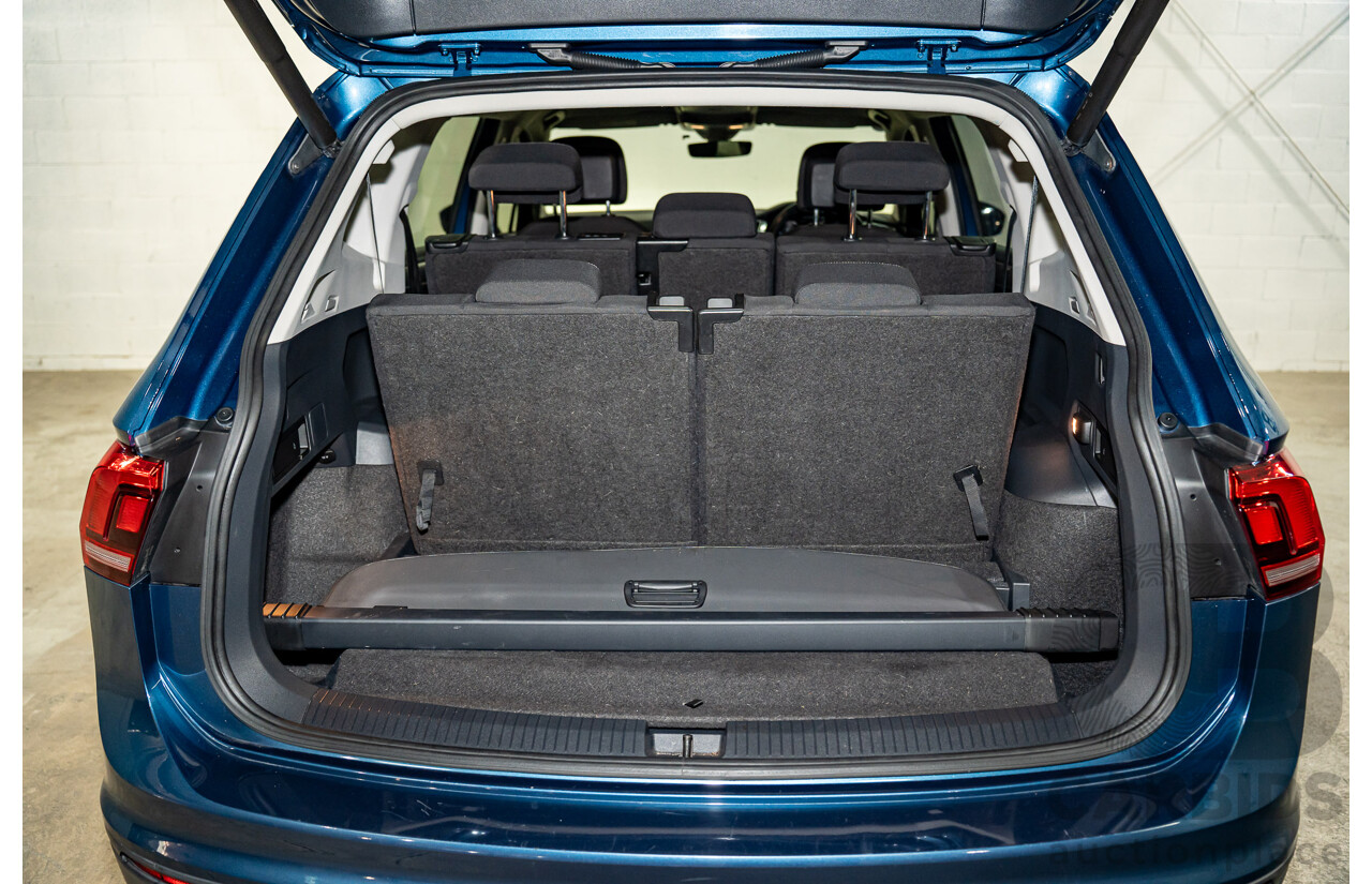 11/2018 Volkswagen Tiguan Allspace 110 TDI Comfortline (AWD) 5NA MY18 4D Wagon Blue Silk Metallic Turbo Diesel 2.0L