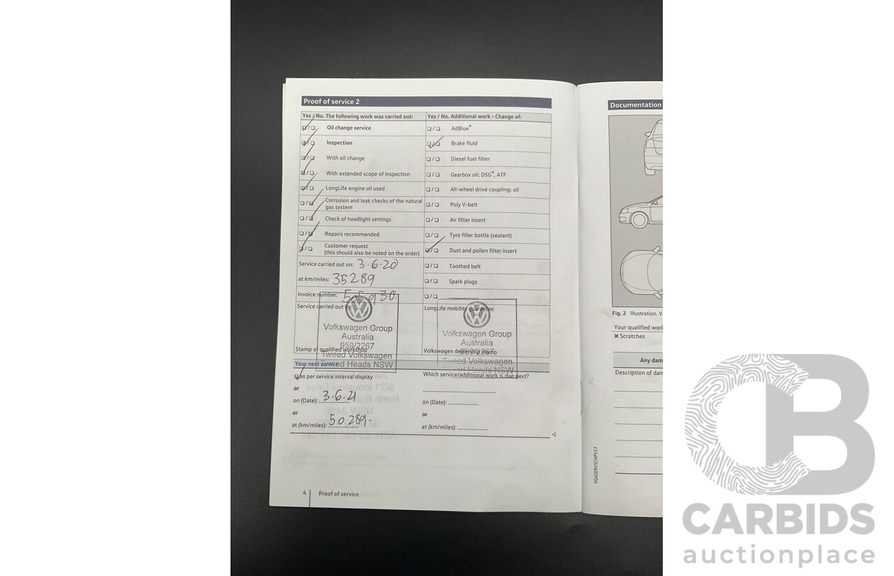 11/2018 Volkswagen Tiguan Allspace 110 TDI Comfortline (AWD) 5NA MY18 4D Wagon Blue Silk Metallic Turbo Diesel 2.0L