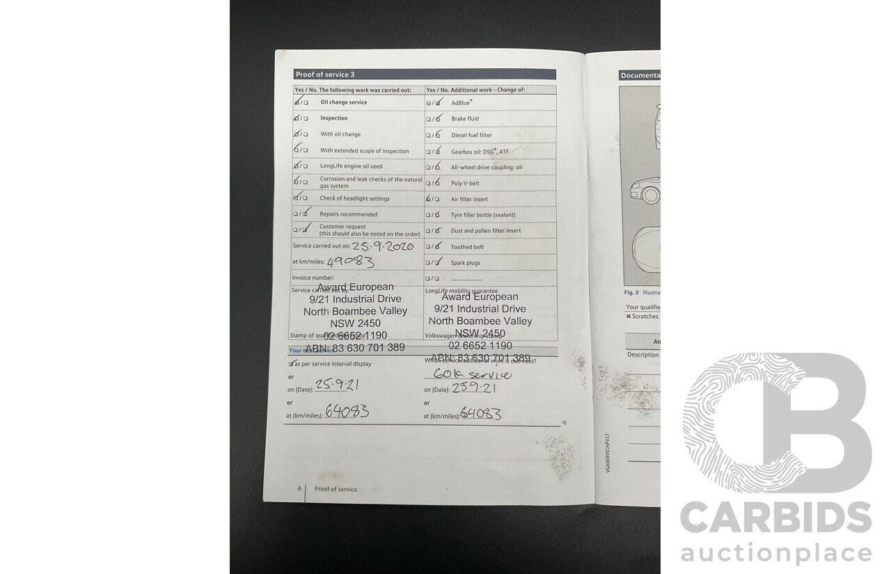 11/2018 Volkswagen Tiguan Allspace 110 TDI Comfortline (AWD) 5NA MY18 4D Wagon Blue Silk Metallic Turbo Diesel 2.0L