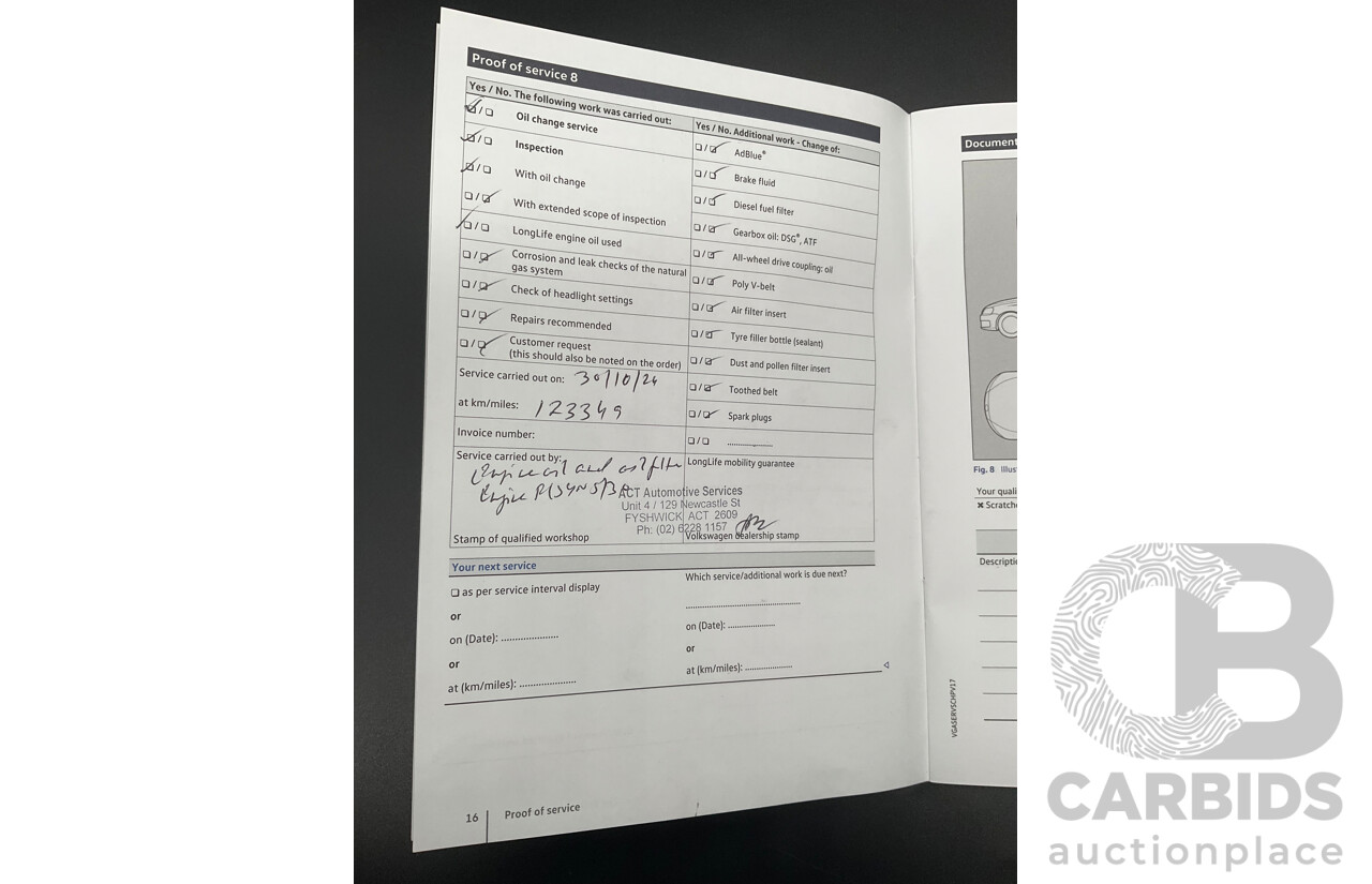 11/2018 Volkswagen Tiguan Allspace 110 TDI Comfortline (AWD) 5NA MY18 4D Wagon Blue Silk Metallic Turbo Diesel 2.0L