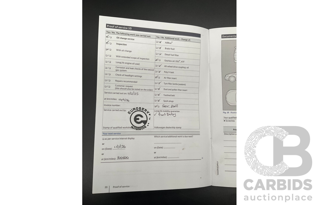 11/2018 Volkswagen Tiguan Allspace 110 TDI Comfortline (AWD) 5NA MY18 4D Wagon Blue Silk Metallic Turbo Diesel 2.0L