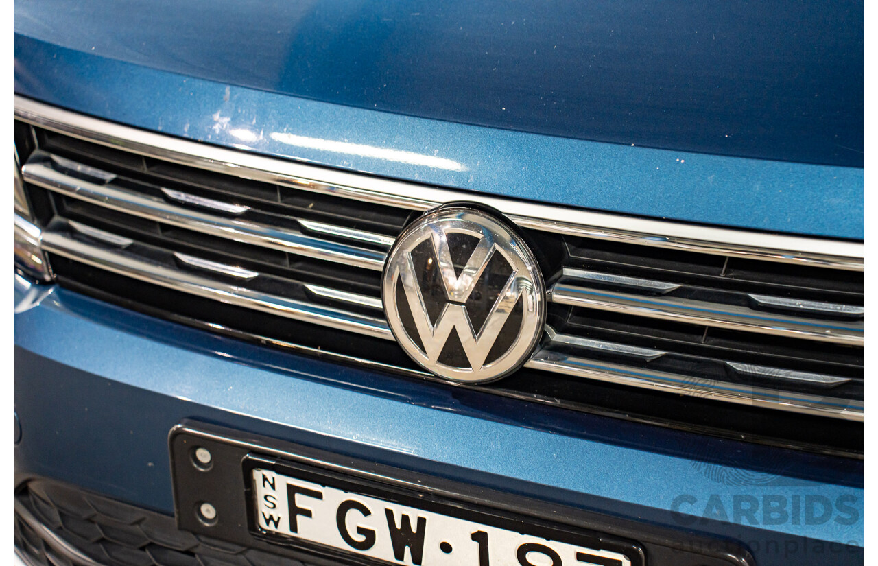 11/2018 Volkswagen Tiguan Allspace 110 TDI Comfortline (AWD) 5NA MY18 4D Wagon Blue Silk Metallic Turbo Diesel 2.0L
