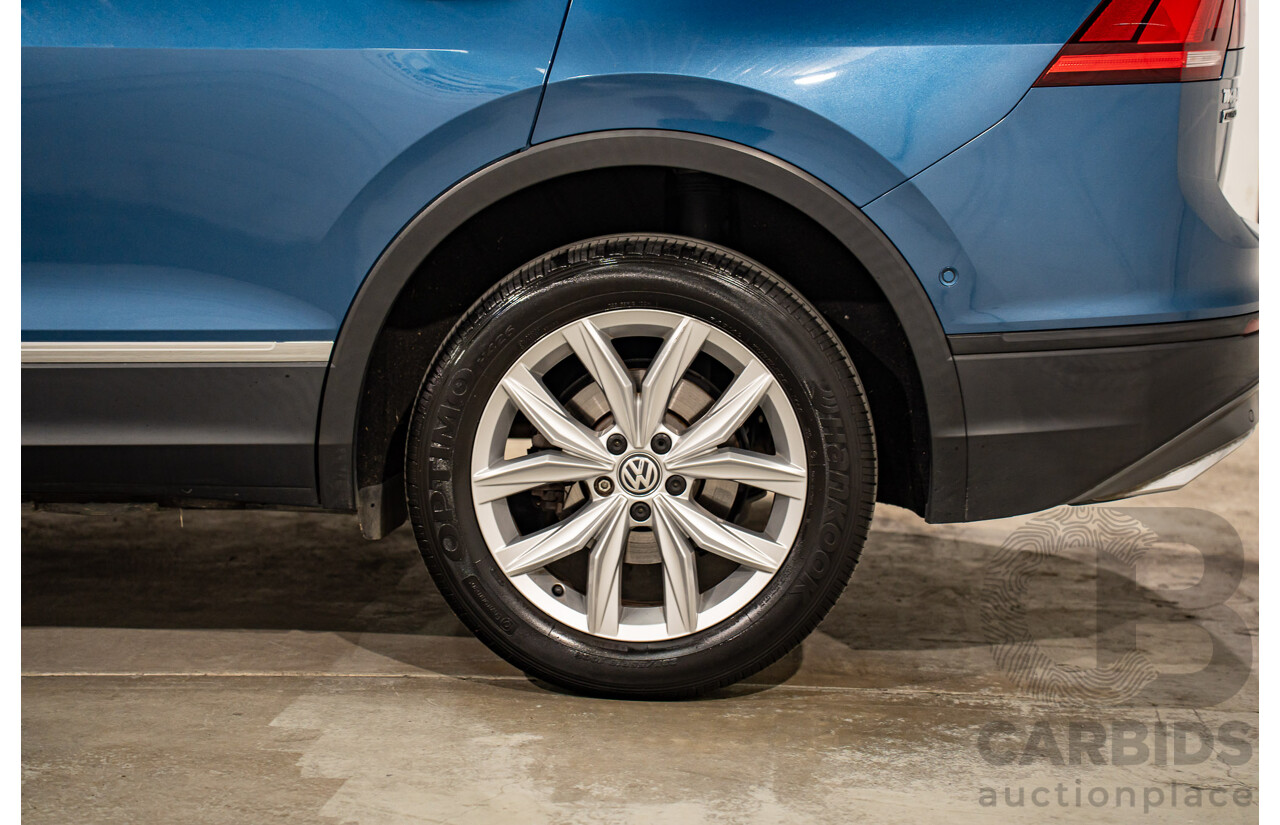 11/2018 Volkswagen Tiguan Allspace 110 TDI Comfortline (AWD) 5NA MY18 4D Wagon Blue Silk Metallic Turbo Diesel 2.0L