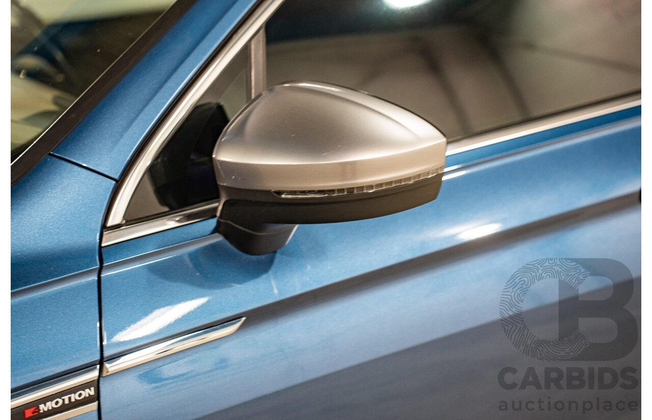 11/2018 Volkswagen Tiguan Allspace 110 TDI Comfortline (AWD) 5NA MY18 4D Wagon Blue Silk Metallic Turbo Diesel 2.0L