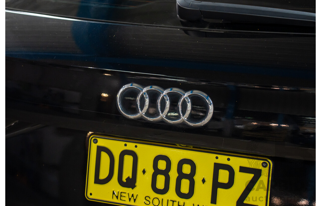 06/2018 Audi Q2 2.0 TFSI Quattro Sport (AWD) GA MY18 4d Wagon Mythos Black Metallic Turbo 2.0L