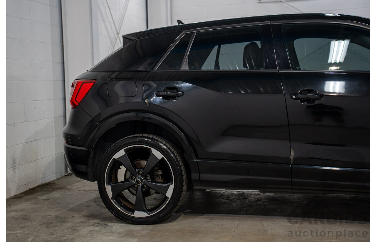 06/2018 Audi Q2 2.0 TFSI Quattro Sport (AWD) GA MY18 4d Wagon Mythos Black Metallic Turbo 2.0L