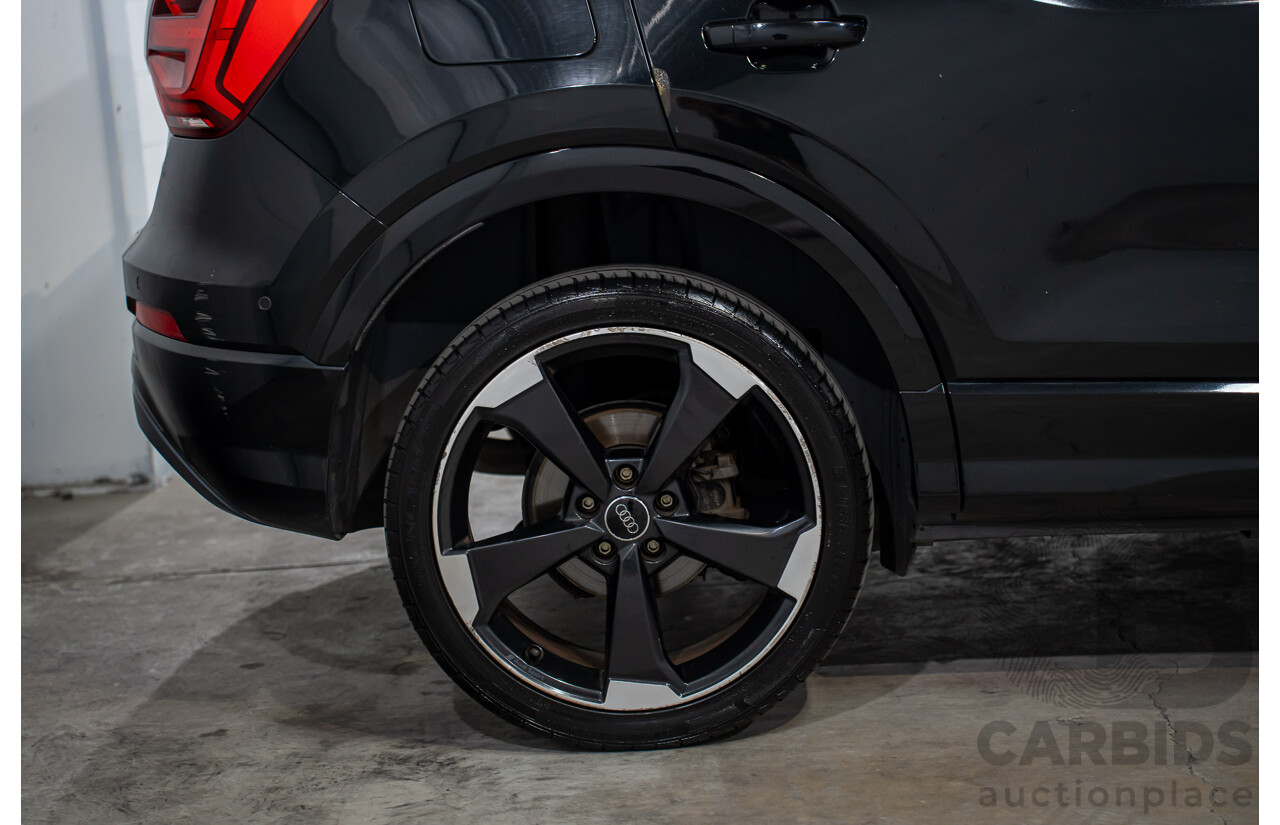 06/2018 Audi Q2 2.0 TFSI Quattro Sport (AWD) GA MY18 4d Wagon Mythos Black Metallic Turbo 2.0L