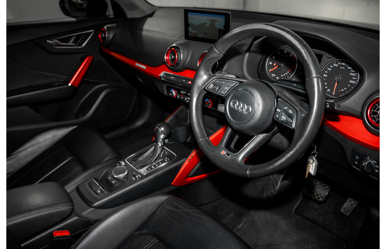 06/2018 Audi Q2 2.0 TFSI Quattro Sport (AWD) GA MY18 4d Wagon Mythos Black Metallic Turbo 2.0L