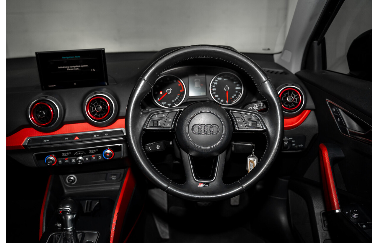 06/2018 Audi Q2 2.0 TFSI Quattro Sport (AWD) GA MY18 4d Wagon Mythos Black Metallic Turbo 2.0L