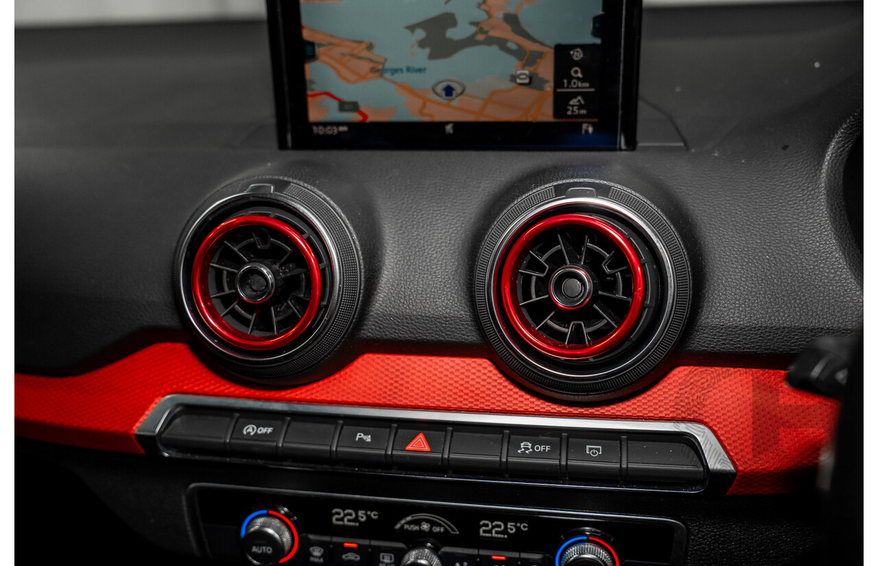 06/2018 Audi Q2 2.0 TFSI Quattro Sport (AWD) GA MY18 4d Wagon Mythos Black Metallic Turbo 2.0L