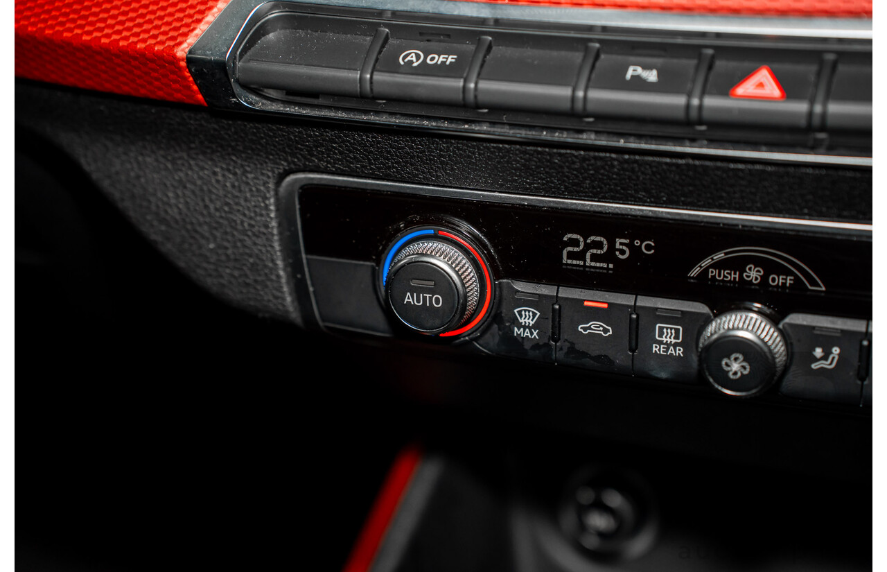 06/2018 Audi Q2 2.0 TFSI Quattro Sport (AWD) GA MY18 4d Wagon Mythos Black Metallic Turbo 2.0L