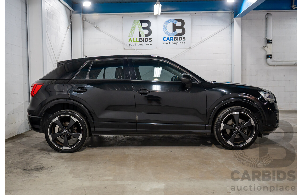 06/2018 Audi Q2 2.0 TFSI Quattro Sport (AWD) GA MY18 4d Wagon Mythos Black Metallic Turbo 2.0L