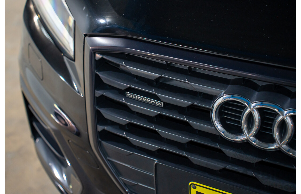 06/2018 Audi Q2 2.0 TFSI Quattro Sport (AWD) GA MY18 4d Wagon Mythos Black Metallic Turbo 2.0L