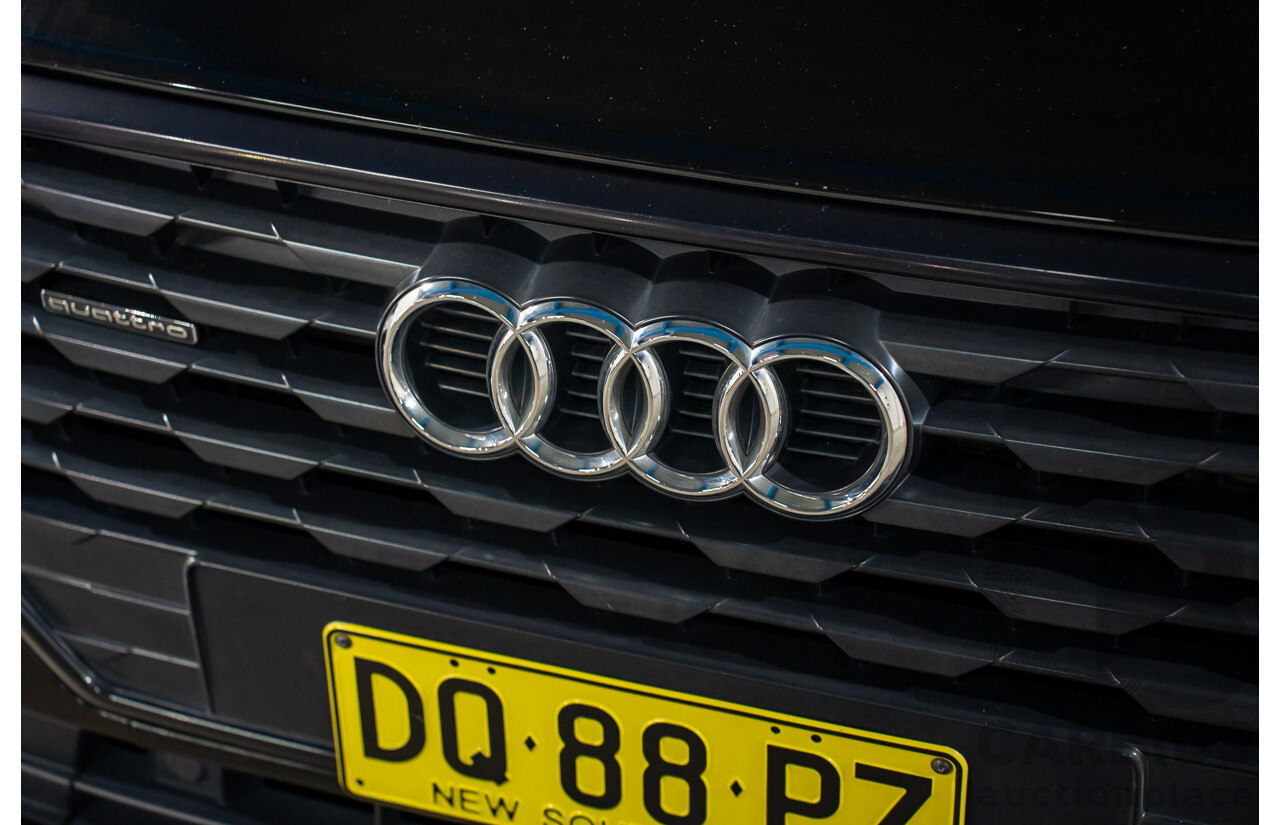 06/2018 Audi Q2 2.0 TFSI Quattro Sport (AWD) GA MY18 4d Wagon Mythos Black Metallic Turbo 2.0L
