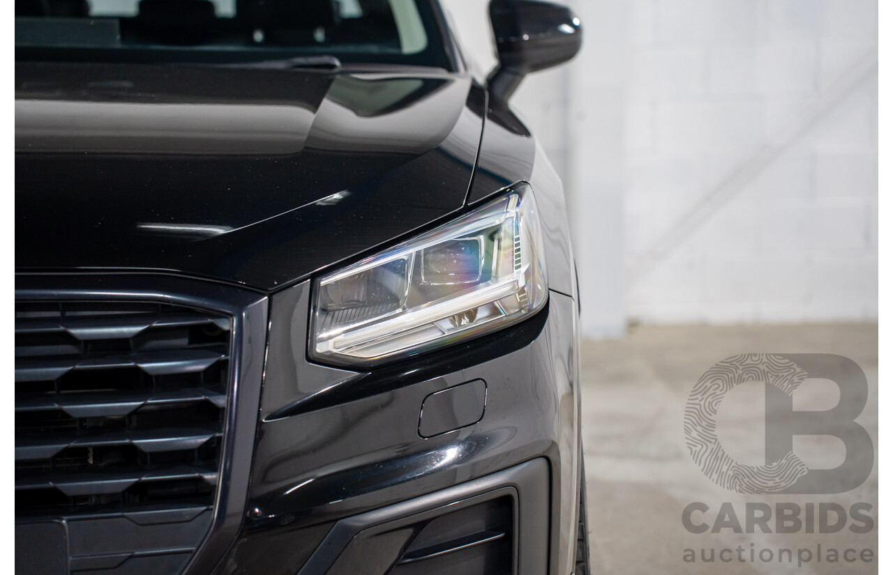 06/2018 Audi Q2 2.0 TFSI Quattro Sport (AWD) GA MY18 4d Wagon Mythos Black Metallic Turbo 2.0L