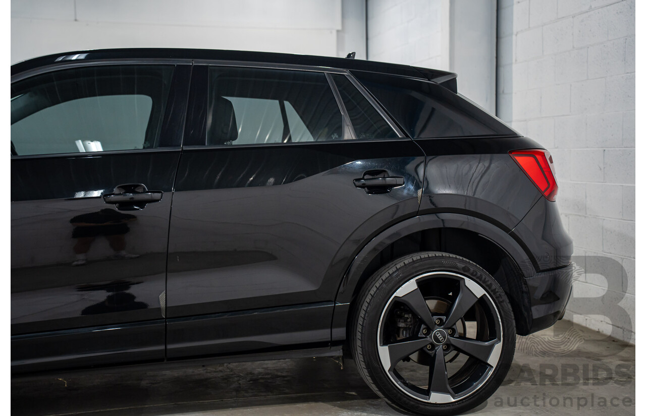06/2018 Audi Q2 2.0 TFSI Quattro Sport (AWD) GA MY18 4d Wagon Mythos Black Metallic Turbo 2.0L