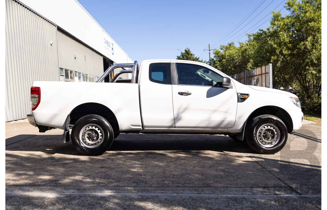 2/2015 Ford Ranger XL 2.2 Hi-Rider (4x2) PX MKII Super C/Chas White 2.2L