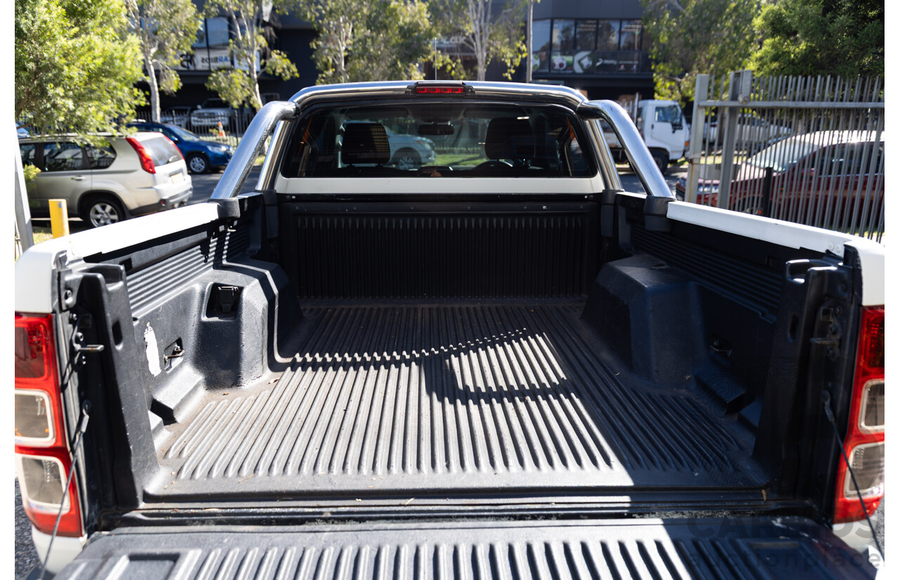 2/2015 Ford Ranger XL 2.2 Hi-Rider (4x2) PX MKII Super C/Chas White 2.2L