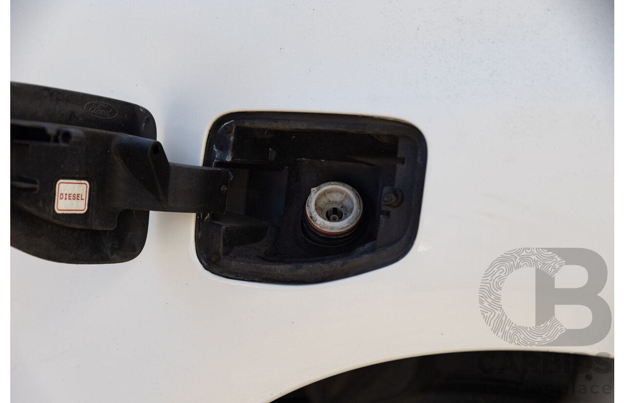 2/2015 Ford Ranger XL 2.2 Hi-Rider (4x2) PX MKII Super C/Chas White 2.2L