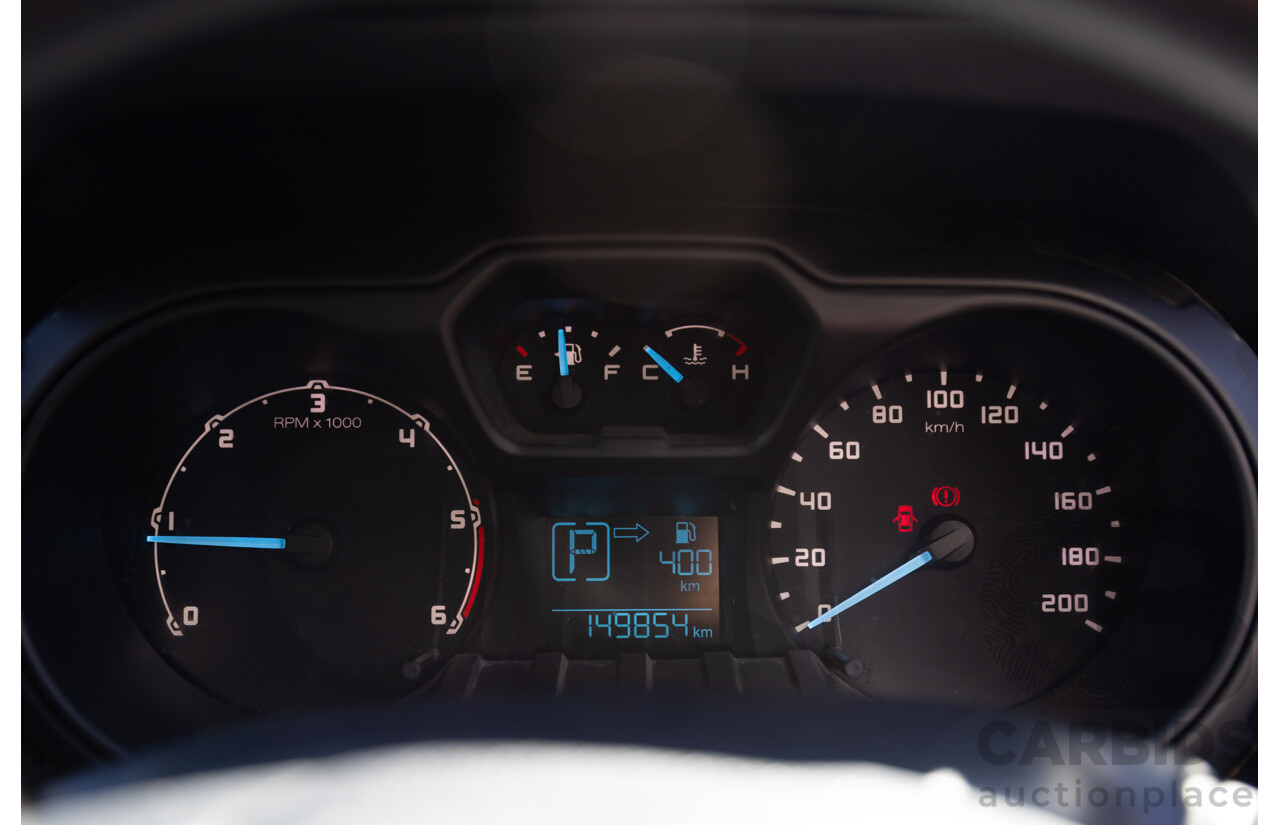 2/2015 Ford Ranger XL 2.2 Hi-Rider (4x2) PX MKII Super C/Chas White 2.2L