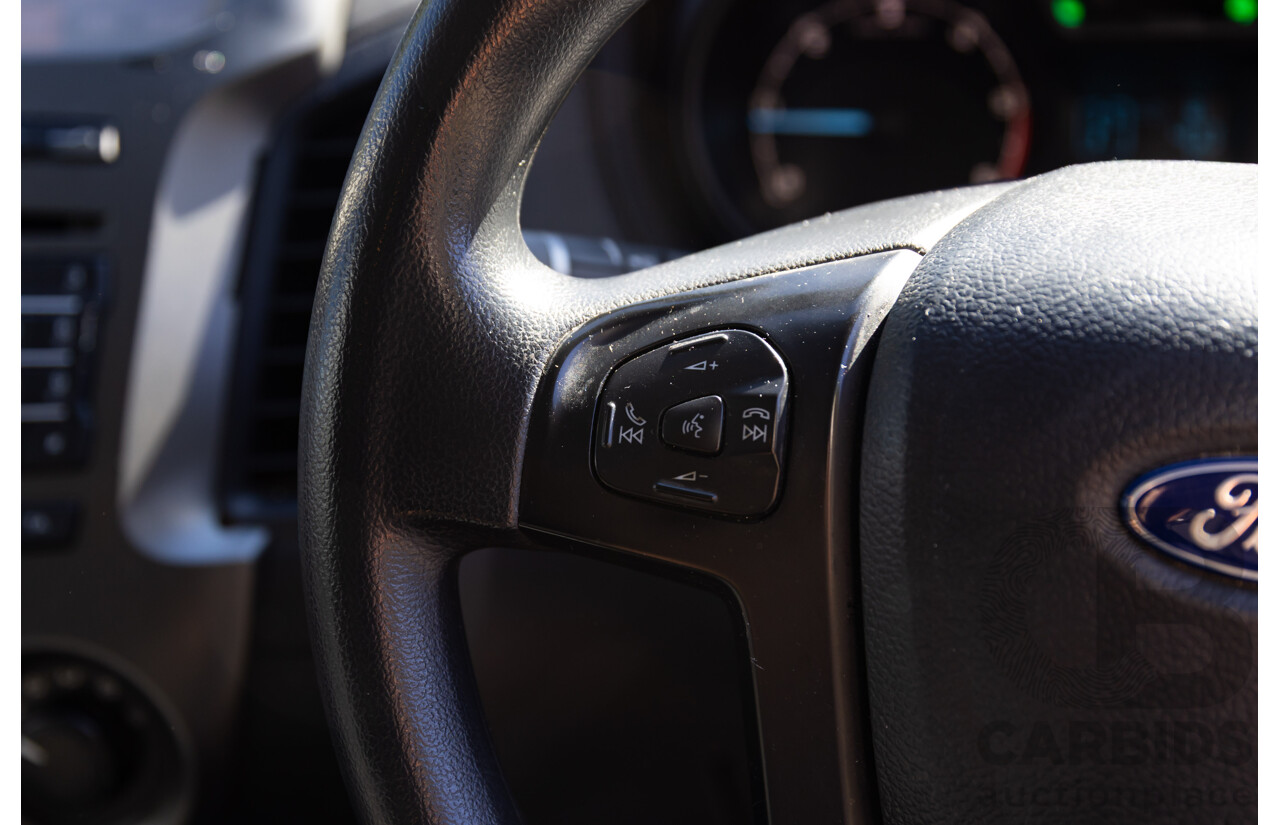 2/2015 Ford Ranger XL 2.2 Hi-Rider (4x2) PX MKII Super C/Chas White 2.2L