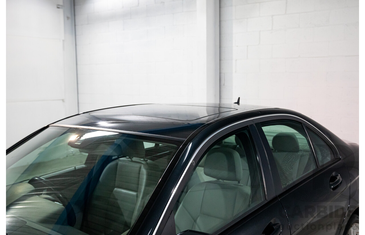 3/2012 Mercedes-Benz C200 BE W204 MY11 4d Sedan Magnetite Black Metallic Turbo 1.8L