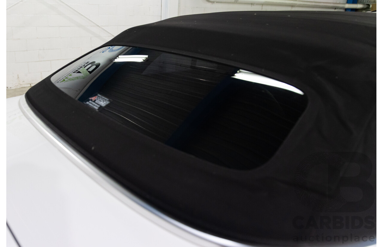 01/2017 Audi A3 1.4 TFSI S-Tronic (FWD) 8V MY17 2d Cabriolet Ibis White Turbo 1.4L