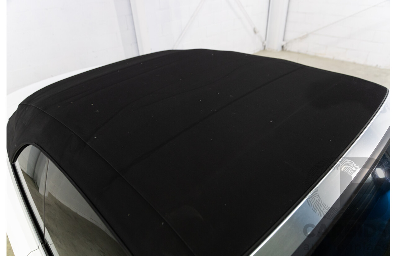 01/2017 Audi A3 1.4 TFSI S-Tronic (FWD) 8V MY17 2d Cabriolet Ibis White Turbo 1.4L