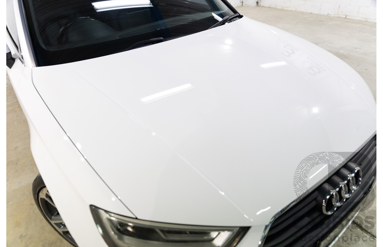 01/2017 Audi A3 1.4 TFSI S-Tronic (FWD) 8V MY17 2d Cabriolet Ibis White Turbo 1.4L