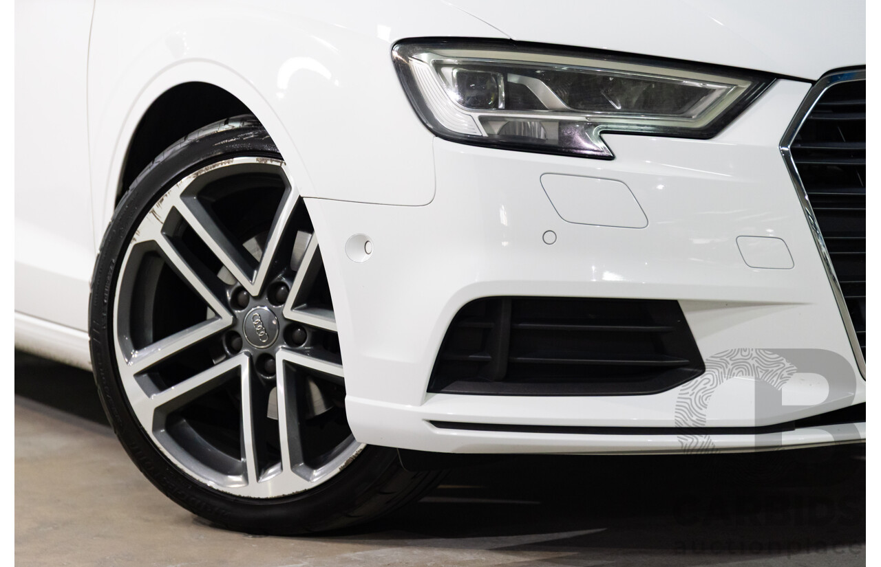 01/2017 Audi A3 1.4 TFSI S-Tronic (FWD) 8V MY17 2d Cabriolet Ibis White Turbo 1.4L