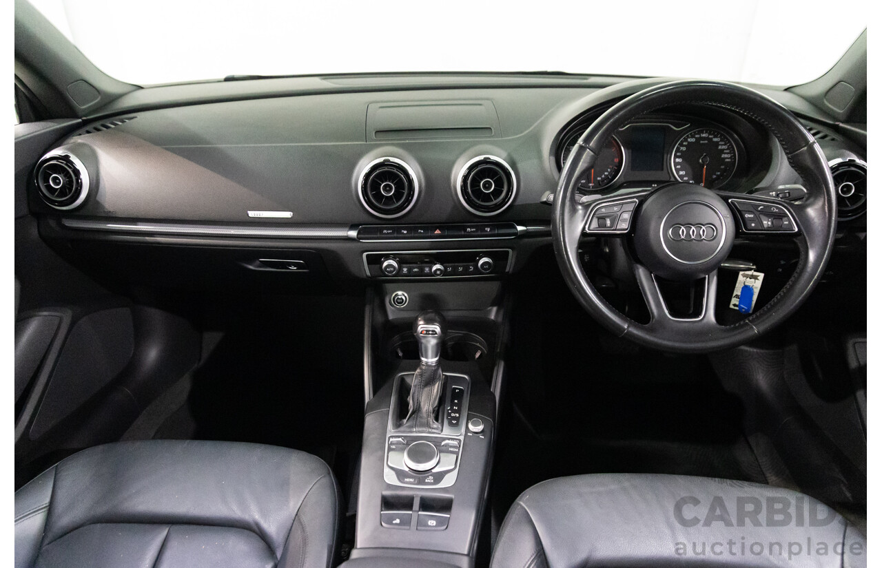 01/2017 Audi A3 1.4 TFSI S-Tronic (FWD) 8V MY17 2d Cabriolet Ibis White Turbo 1.4L