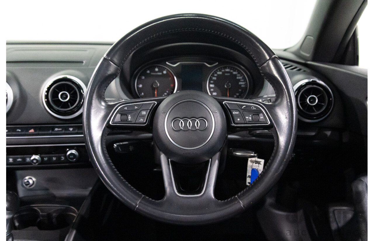 01/2017 Audi A3 1.4 TFSI S-Tronic (FWD) 8V MY17 2d Cabriolet Ibis White Turbo 1.4L