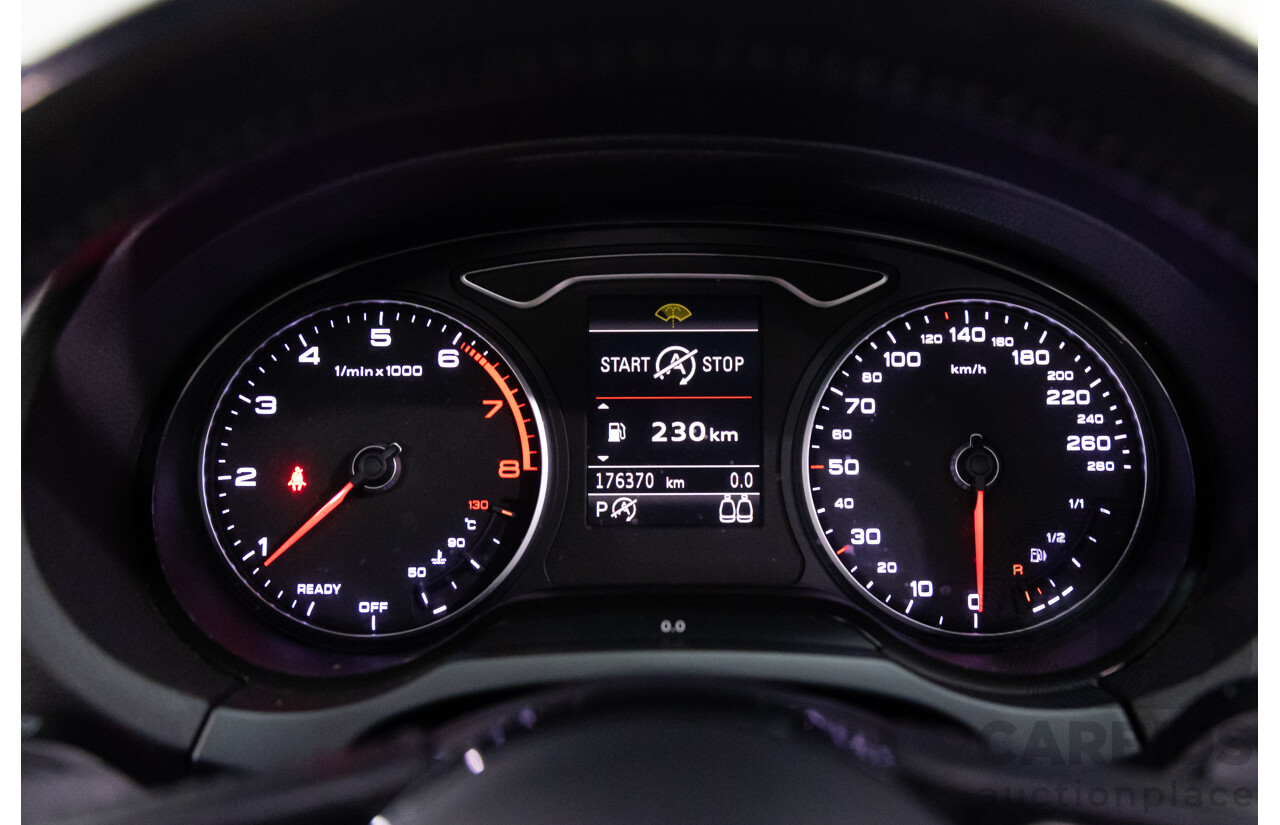 01/2017 Audi A3 1.4 TFSI S-Tronic (FWD) 8V MY17 2d Cabriolet Ibis White Turbo 1.4L