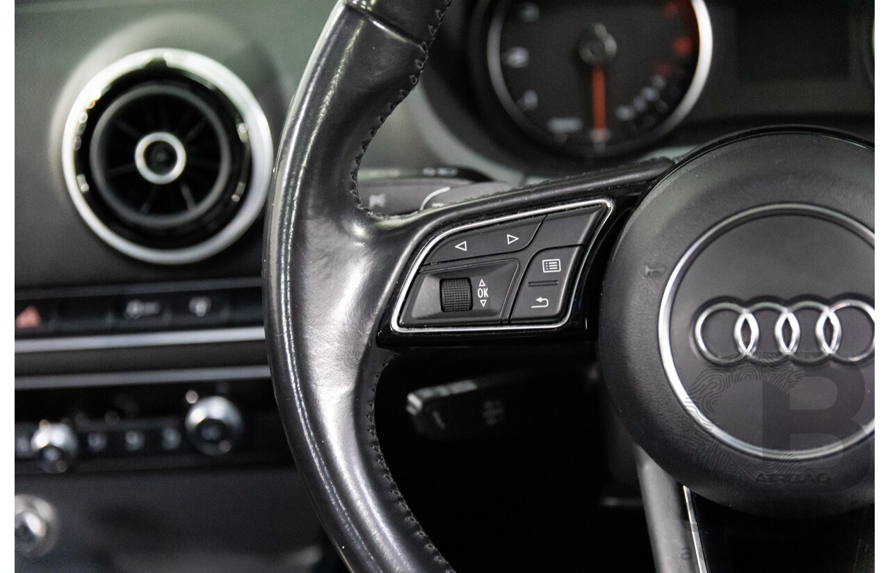 01/2017 Audi A3 1.4 TFSI S-Tronic (FWD) 8V MY17 2d Cabriolet Ibis White Turbo 1.4L