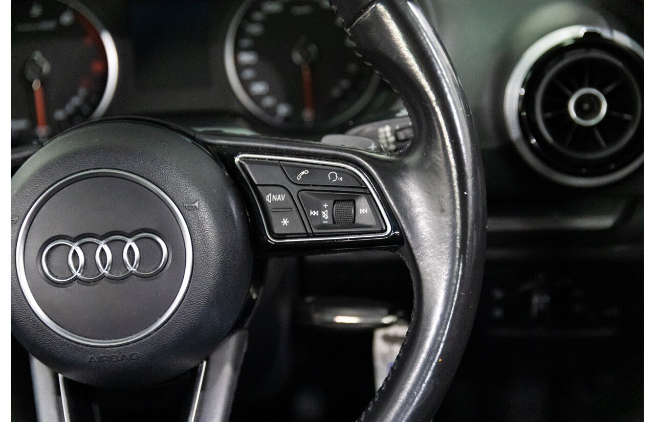 01/2017 Audi A3 1.4 TFSI S-Tronic (FWD) 8V MY17 2d Cabriolet Ibis White Turbo 1.4L