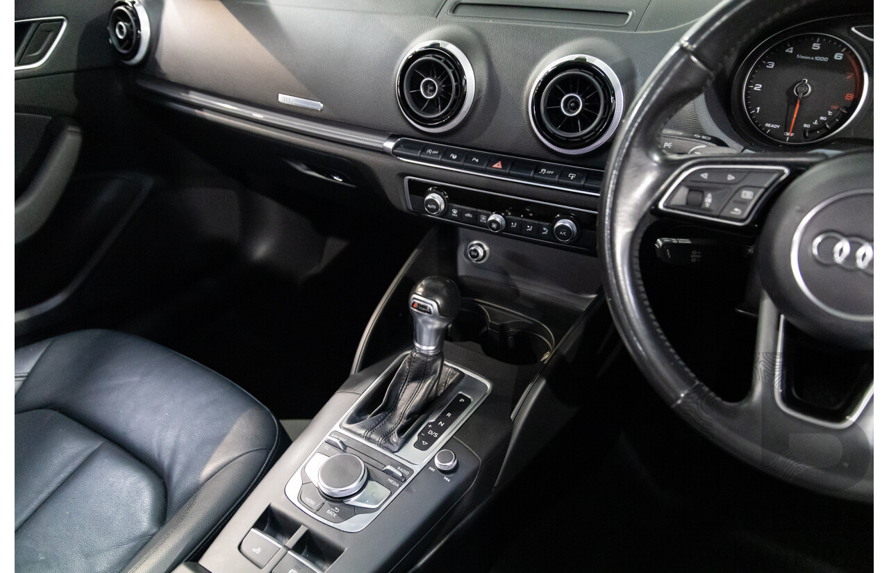 01/2017 Audi A3 1.4 TFSI S-Tronic (FWD) 8V MY17 2d Cabriolet Ibis White Turbo 1.4L