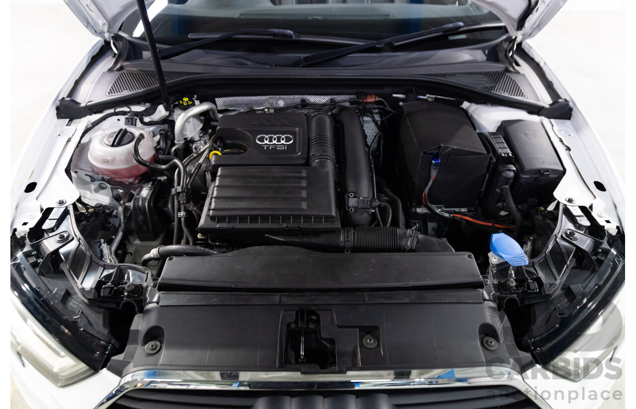 01/2017 Audi A3 1.4 TFSI S-Tronic (FWD) 8V MY17 2d Cabriolet Ibis White Turbo 1.4L