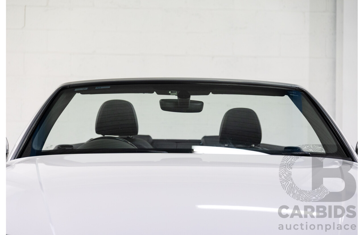 01/2017 Audi A3 1.4 TFSI S-Tronic (FWD) 8V MY17 2d Cabriolet Ibis White Turbo 1.4L